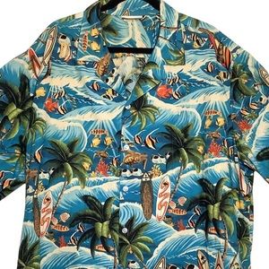 ChinLan Vintage Hawaiian Print Shirt